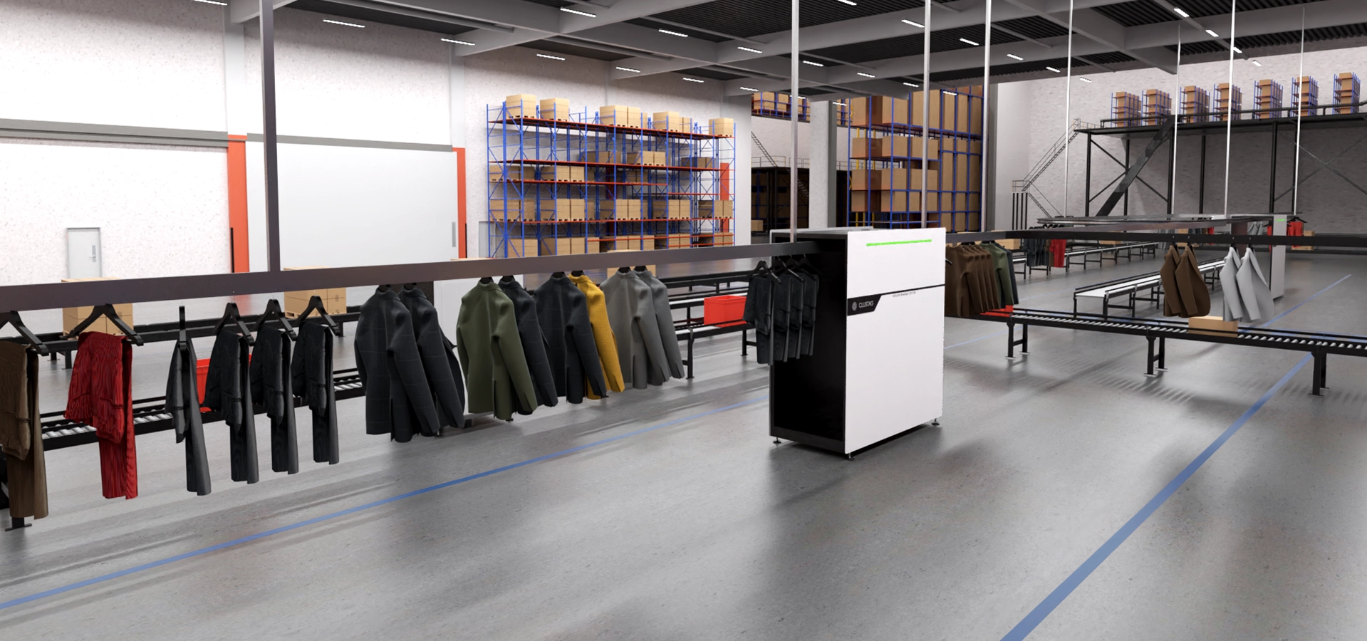 Intralogistics automation in the fashion industry